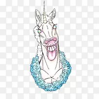 鼻子动物剪贴画-独角兽-空若网 鼻子动物剪贴画-独角兽-空若网