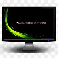 背光液晶计算机显示器计算机硬件液晶电视液晶显示器绿色抽象背景-空若网 背光液晶计算机显示器计算机硬件液晶电视液晶显示器绿色抽象背景-空若网