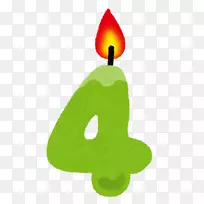 蜡烛数字数码摄影.蜡烛数字4-空若网 蜡烛数字数码摄影.蜡烛数字4-空若网