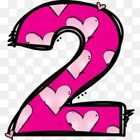 数字剪贴画-粉红色数字-空若网 数字剪贴画-粉红色数字-空若网