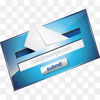 电子邮件计算机文件-蓝色电子邮件-空若网 电子邮件计算机文件-蓝色电子邮件-空若网