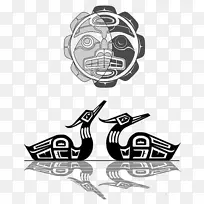 太平洋西北鸭艺术鸟-空若网 太平洋西北鸭艺术鸟-空若网