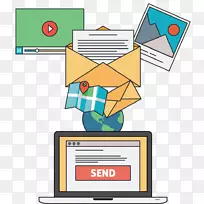 计算机剪贴画-电子邮件-空若网 计算机剪贴画-电子邮件-空若网