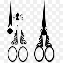 剪刀白色剪贴画-剪刀-空若网 剪刀白色剪贴画-剪刀-空若网