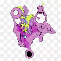 粉红m动物剪贴画-空若网 粉红m动物剪贴画-空若网