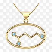 魅力和吊坠项链身体珠宝项链-空若网 魅力和吊坠项链身体珠宝项链-空若网