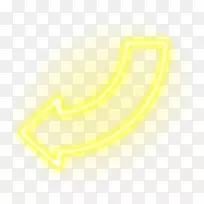 材料图案-黄色霓虹灯箭头-空若网 材料图案-黄色霓虹灯箭头-空若网