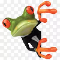 红眼树蛙剪贴画-空若网 红眼树蛙剪贴画-空若网