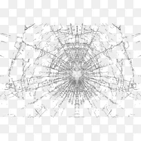 拉深结构对称黑白花纹玻璃裂缝-空若网 拉深结构对称黑白花纹玻璃裂缝-空若网