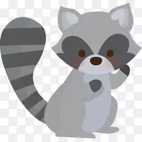 浣熊可爱卡通浣熊-空若网 浣熊可爱卡通浣熊-空若网