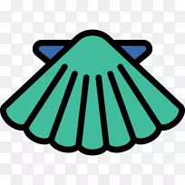 可伸缩图形图标-蓝色贝壳-空若网 可伸缩图形图标-蓝色贝壳-空若网