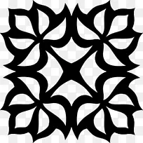 带装饰的对称线条白色图案-空若网 带装饰的对称线条白色图案-空若网