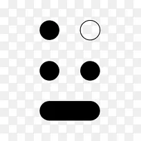 白线点鼻子字体图案点-空若网 白线点鼻子字体图案点-空若网