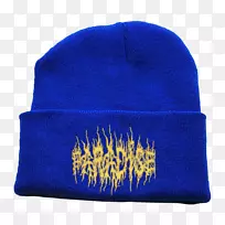 Beanie针织帽钴蓝-空若网 Beanie针织帽钴蓝-空若网