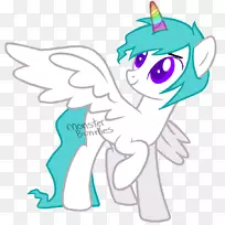 马尾马,有翅膀的独角兽,飞马-雨后彩虹-空若网 马尾马,有翅膀的独角兽,飞马-雨后彩虹-空若网