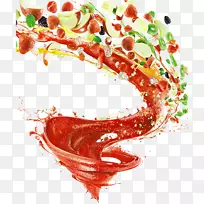 厨房辅助浸入式搅拌机-果汁喷溅旋涡效应-空若网 厨房辅助浸入式搅拌机-果汁喷溅旋涡效应-空若网