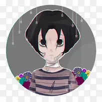 卡通黑发设计-空若网 卡通黑发设计-空若网