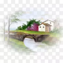 水彩画博客桌面壁纸-绘画-空若网 水彩画博客桌面壁纸-绘画-空若网