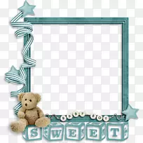 相框可爱-蓝色可爱儿童相框-空若网 相框可爱-蓝色可爱儿童相框-空若网