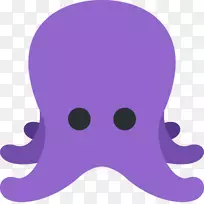 表情符号海洋动物贴纸章鱼-表情符号-空若网 表情符号海洋动物贴纸章鱼-表情符号-空若网