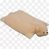 鼻子毛绒动物玩具米色乳胶枕头-空若网 鼻子毛绒动物玩具米色乳胶枕头-空若网
