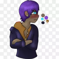 智人手指人类行为卡通-紫色-空若网 智人手指人类行为卡通-紫色-空若网