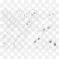 线条艺术白色鼻子卡通素描-鼻子-空若网 线条艺术白色鼻子卡通素描-鼻子-空若网