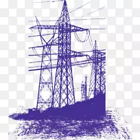 输电塔欧式高压极-空若网 输电塔欧式高压极-空若网