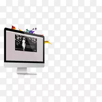 电脑显示器显示广告多媒体设计-空若网 电脑显示器显示广告多媒体设计-空若网