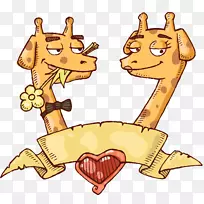 北方长颈鹿卡通剪贴画-空若网 北方长颈鹿卡通剪贴画-空若网