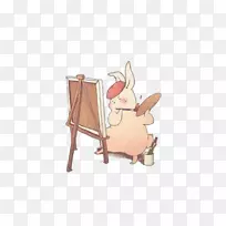 卡通插画-绘兔-空若网 卡通插画-绘兔-空若网