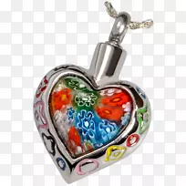 吊坠魅力和吊坠项链玻璃珠宝项链-空若网 吊坠魅力和吊坠项链玻璃珠宝项链-空若网