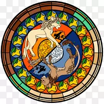 彩色玻璃圆形材料剪贴画玻璃-空若网 彩色玻璃圆形材料剪贴画玻璃-空若网