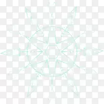 对称图案-卡通蓝色雪花-空若网 对称图案-卡通蓝色雪花-空若网