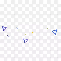 蓝色三角形-浮动三角形-空若网 蓝色三角形-浮动三角形-空若网