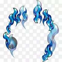 火焰蓝剪辑艺术-蓝色火焰-空若网 火焰蓝剪辑艺术-蓝色火焰-空若网