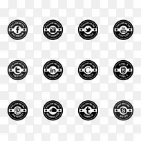 标识体珠宝字体-老式徽章PSD-空若网 标识体珠宝字体-老式徽章PSD-空若网