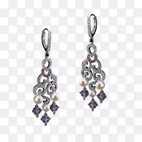 紫水晶耳环体首饰紫色珠宝-空若网 紫水晶耳环体首饰紫色珠宝-空若网