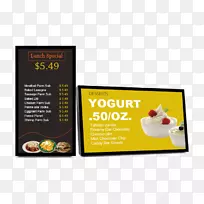 快餐店数字招牌菜单-标牌解决方案-空若网 快餐店数字招牌菜单-标牌解决方案-空若网