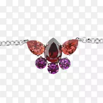 宝石身珠宝项链魅力及吊坠-红宝石-空若网 宝石身珠宝项链魅力及吊坠-红宝石-空若网