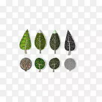 卡通树图形艺术-离开抽象树-空若网 卡通树图形艺术-离开抽象树-空若网