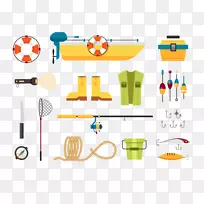 钓鱼动画插图.钓鱼元素-空若网 钓鱼动画插图.钓鱼元素-空若网