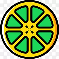 柠檬橙图标-手绘柠檬片-空若网 柠檬橙图标-手绘柠檬片-空若网