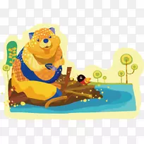 ¶ùͯ¿¨Í¨Ë®²Ê»²åͼ-ÐÜÔÚº£Ì²ÉÏÍæË£-¿ÕÈôÍø ¶ùͯ¿¨Í¨Ë®²Ê»²åͼ-ÐÜÔÚº£Ì²ÉÏÍæË£-¿ÕÈôÍø