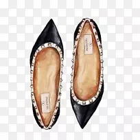 高跟鞋设计师水彩画-水彩高跟鞋-空若网 高跟鞋设计师水彩画-水彩高跟鞋-空若网