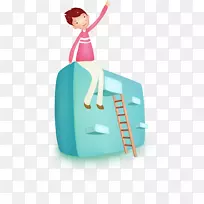 Adobe插画夹手绘男孩-空若网 Adobe插画夹手绘男孩-空若网