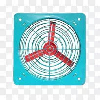 整机风扇-复古红蓝排气扇-空若网 整机风扇-复古红蓝排气扇-空若网