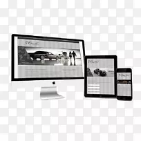 电脑显示器输出装置显示广告多媒体双面名片设计-空若网 电脑显示器输出装置显示广告多媒体双面名片设计-空若网