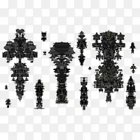 对称白色图案-空若网 对称白色图案-空若网