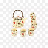 壶,咖啡杯,瓷杯,杯子-空若网 壶,咖啡杯,瓷杯,杯子-空若网